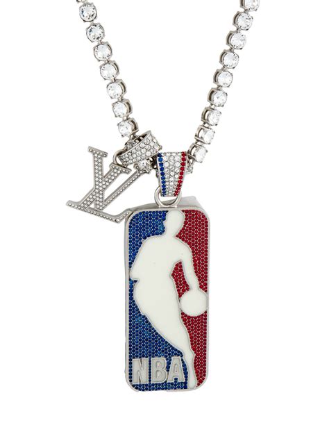 louis vuitton nba necklace|louis vuitton necklace silver.